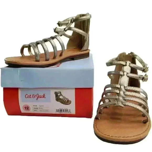 Cat & Jack Toddler Girls' Taylor Gladiator Sandals - Picture 6 of 7